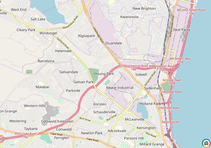 Map location of Young Park